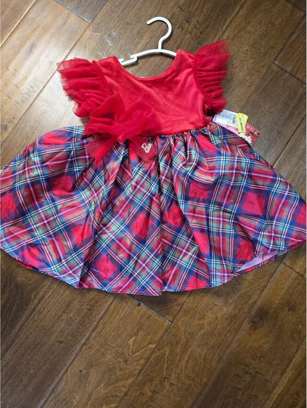 3T nwt Barbie christmas Dress 134G8